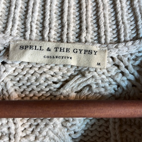 🛑 SOLD 🛑 Spell Brunch Cable Knit Jumper in Sand 🫶 - Picture 12 of 16